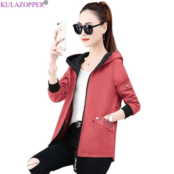 kulazopper 2019 spring autumn women jacket fashion hooded letter outwear women loose coat female outwear zs740, Black;brown
kulazopper 2019 spring autumn women jacket fashion hooded letter outwear women loose coat female outwear zs740, Black;brown