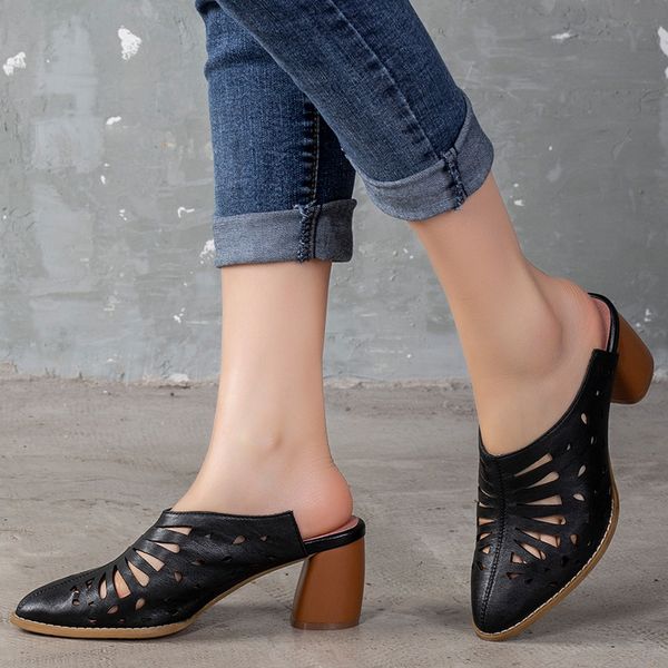 slippers johnature summer genuine leather women shoes 2021 sewing slides outside wear hollow handmade casual ladies, Black
slippers johnature summer genuine leather women shoes 2021 sewing slides outside wear hollow handmade casual ladies, Black