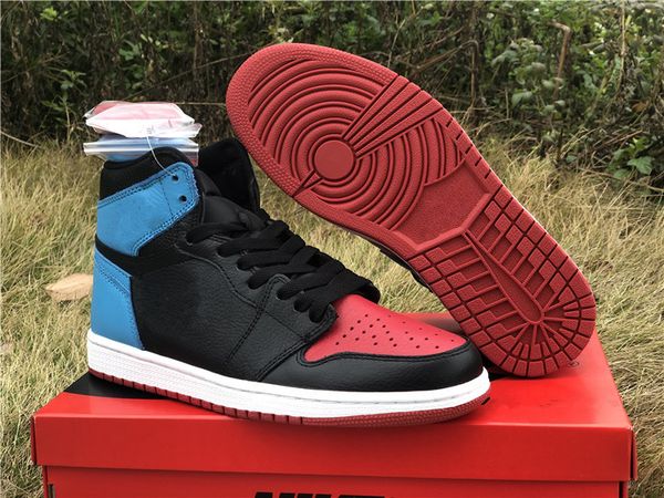 high og 1 unc to chicago basketball shoes chicago red game royal blue black mens sports sneakers with box, White;red
high og 1 unc to chicago basketball shoes chicago red game royal blue black mens sports sneakers with box, White;red