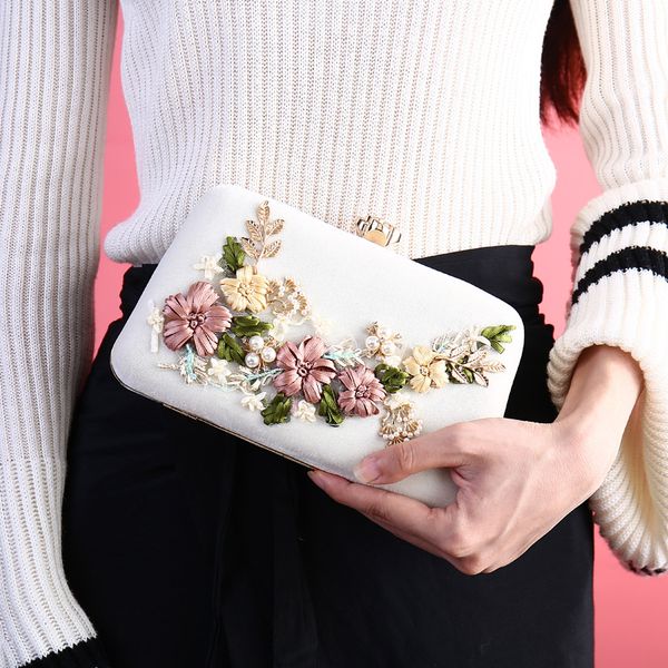 fashion velour women evening bags clutches 2018 pearl women evening handbag ladies flower party wedding bag with chain bolsas
fashion velour women evening bags clutches 2018 pearl women evening handbag ladies flower party wedding bag with chain bolsas