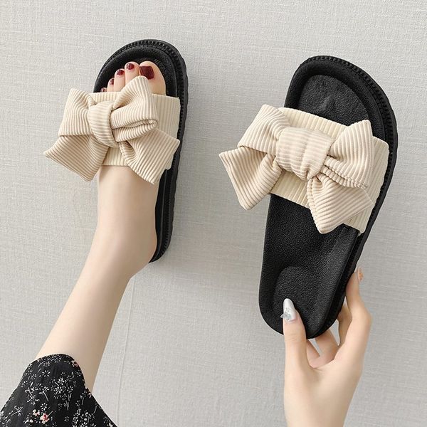 beach shoes ladies' slippers slipers women butterfly-knot luxury slides sabot flat 2020 soft designer rubber fashion basic pu, Black 
beach shoes ladies' slippers slipers women butterfly-knot luxury slides sabot flat 2020 soft designer rubber fashion basic pu, Black
