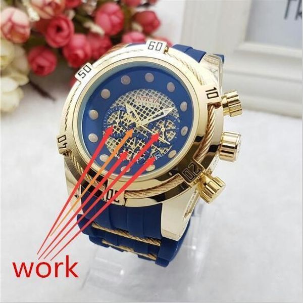 Swiss cosc Luxury brand INVICTA LOGO rotating dial outdoor sports Men's watch Luxury brand Silicone Multifunction luminous quartz watch
Swiss cosc Luxury brand INVICTA LOGO rotating dial outdoor sports Men's watch Luxury brand Silicone Multifunction luminous quartz watch