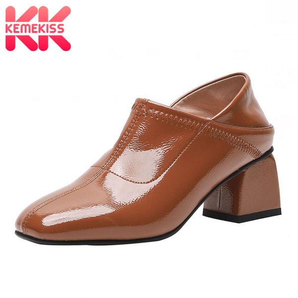 kemekiss square toe women pumps square toe pattern office lady solid color thick heel shoes women party footwear size 32-43, Black
kemekiss square toe women pumps square toe pattern office lady solid color thick heel shoes women party footwear size 32-43, Black