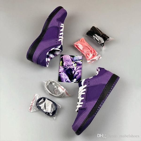 Concepts x SB Dunk Low Skateboard Shoes Purple Lobster Diamond Su 2019 Fashion Designer Star Sole Casual Sports Shoes
Concepts x SB Dunk Low Skateboard Shoes Purple Lobster Diamond Su 2019 Fashion Designer Star Sole Casual Sports Shoes