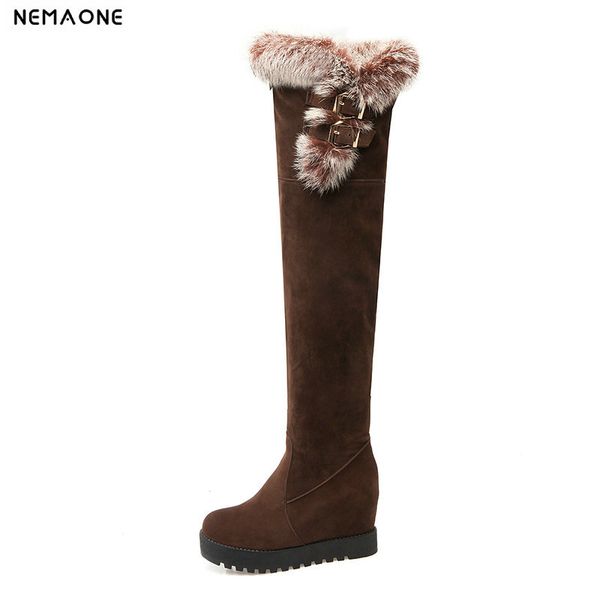 new high wedges heels women over the knee high snow boots platform ladies party boots winter warm shoes woman large size 43, Black
new high wedges heels women over the knee high snow boots platform ladies party boots winter warm shoes woman large size 43, Black