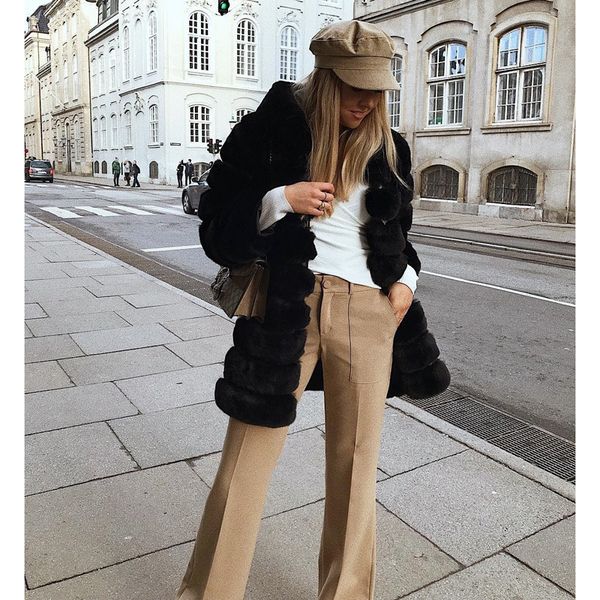 cp winter faux fur coat women fahsion covered button hooded jacket women casual strip sewing overcoat female ladies cp328, Black
cp winter faux fur coat women fahsion covered button hooded jacket women casual strip sewing overcoat female ladies cp328, Black