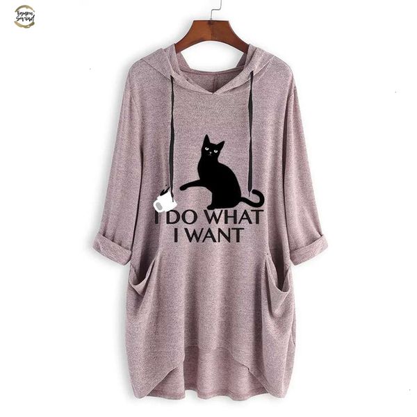 t-shirt women casual print cat ear hooded t-shirt long sleeves pocket irregular fashion new femme dec27, White
t-shirt women casual print cat ear hooded t-shirt long sleeves pocket irregular fashion new femme dec27, White