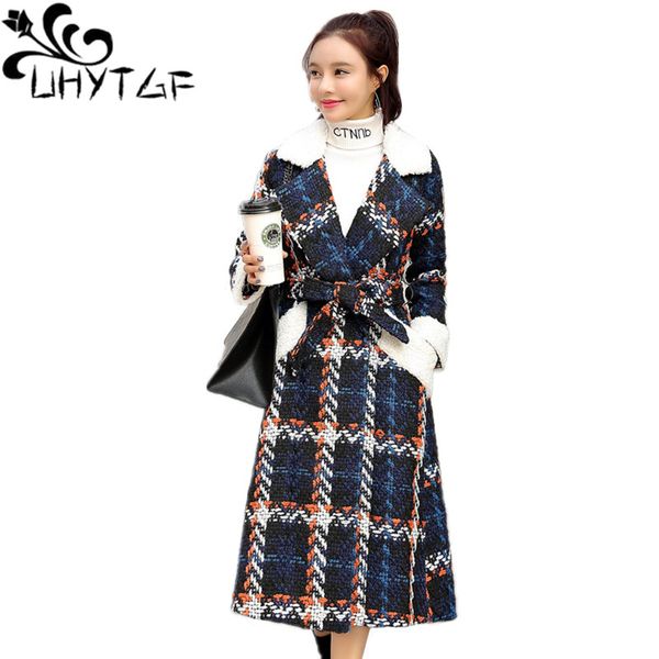 uhytgf plus size belt lattice outerwear korean woolen women coat winter warm jacket women fashion woolen winter jacket 708, Black
uhytgf plus size belt lattice outerwear korean woolen women coat winter warm jacket women fashion woolen winter jacket 708, Black