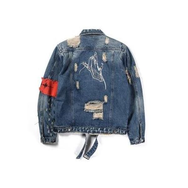 men's jackets mens vintage wash broken demin streetwear hip hop patchwork blue jacket coat men fashion outwear, Black;brown
men's jackets mens vintage wash broken demin streetwear hip hop patchwork blue jacket coat men fashion outwear, Black;brown