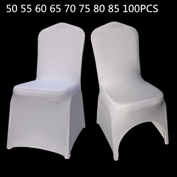 50 55 60 65 75 80 85 100pcs white universal stretch polyester wedding party spandex chair covers
50 55 60 65 75 80 85 100pcs white universal stretch polyester wedding party spandex chair covers