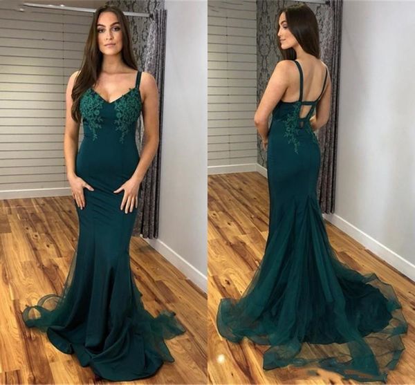 mermaid lace appliqued prom dresses dark green formal backless evening party dress 2020 sweep train pink long pageant gowns custom made, Black
mermaid lace appliqued prom dresses dark green formal backless evening party dress 2020 sweep train pink long pageant gowns custom made, Black