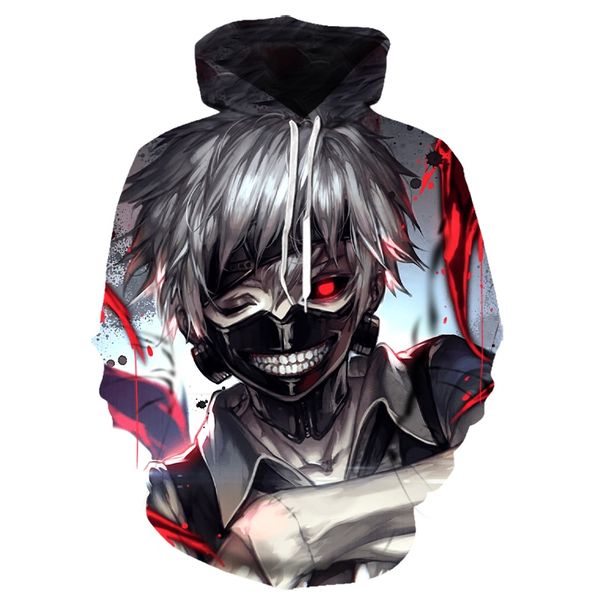 2020 design new summer trend classic anime tokyo ghoul 3d hoodie autumn fashion hoodie harajuku funny men's seri, Black
2020 design new summer trend classic anime tokyo ghoul 3d hoodie autumn fashion hoodie harajuku funny men's seri, Black