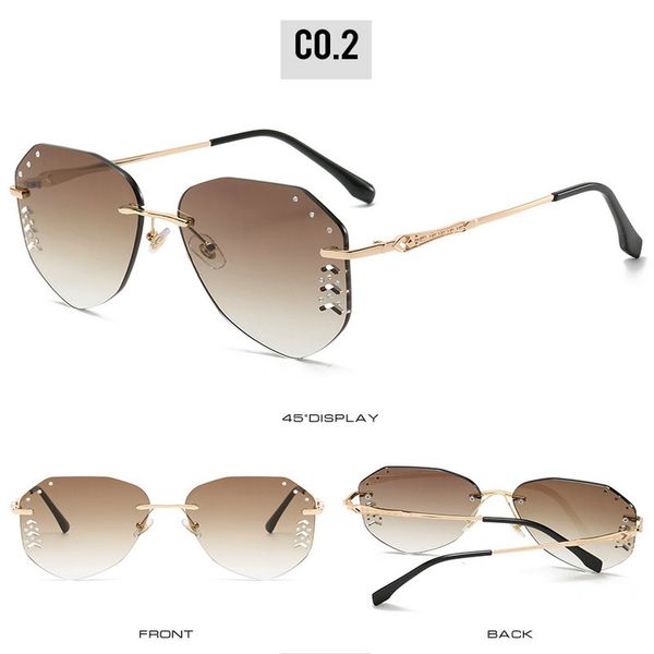 aviator diamond gradient frameless sunglasses rimless cat eye sunglasses woman diamond gradient sun glasses shades for women 2020 new syu28, Blue
aviator diamond gradient frameless sunglasses rimless cat eye sunglasses woman diamond gradient sun glasses shades for women 2020 new syu28, Blue