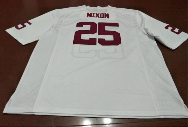 custom men youth women #25 joe mixon red white oklahoma sooners football jersey size s-5xl or custom any name or number jersey, Black 
custom men youth women #25 joe mixon red white oklahoma sooners football jersey size s-5xl or custom any name or number jersey, Black