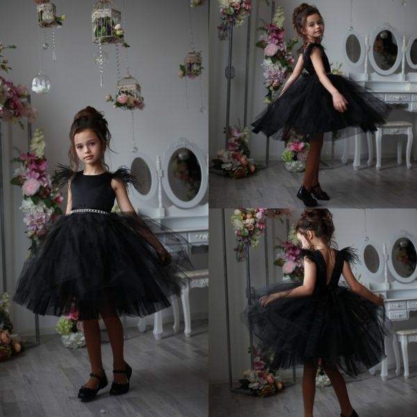 2019 black girls pageant dresses with feathers jewel neck sleeveless ruffles backless flower girl dresses for weddings, White;blue
2019 black girls pageant dresses with feathers jewel neck sleeveless ruffles backless flower girl dresses for weddings, White;blue