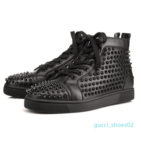 2019 red bottoms designer men women fashion luxury rivet glitter sneakers for party wedding genuine leather studded size 36-47 gg02, Black
2019 red bottoms designer men women fashion luxury rivet glitter sneakers for party wedding genuine leather studded size 36-47 gg02, Black