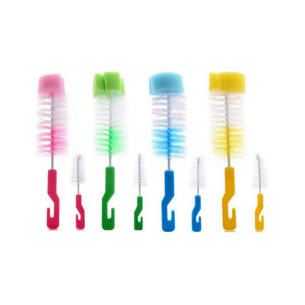 2019 new 2pcs/set soft baby feeding bottle nipple sponge bristle cleaning brush set with long handle color random
2019 new 2pcs/set soft baby feeding bottle nipple sponge bristle cleaning brush set with long handle color random