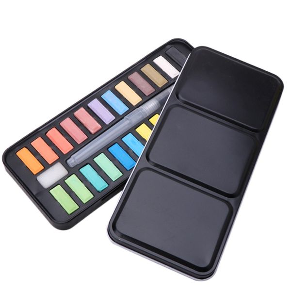 12/18/24 colors portable solid watercolor paint set drawing brush acrylic student portable art painting supplies
12/18/24 colors portable solid watercolor paint set drawing brush acrylic student portable art painting supplies