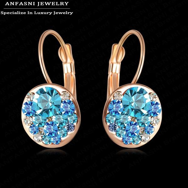 anfasni 2017 new arrival earrings studs rose golden color with austrian crystals cute round bridal earrings for women er0118, Golden;silver
anfasni 2017 new arrival earrings studs rose golden color with austrian crystals cute round bridal earrings for women er0118, Golden;silver