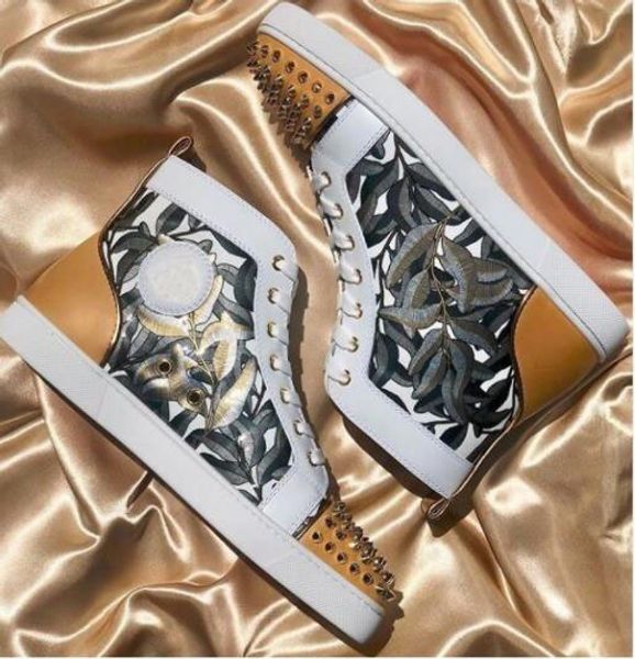 new season arrival -- life graffiti patent leather spikes orlato sneaker high-red bottom sneakers shoes for women,men casual shoes, Black
new season arrival -- life graffiti patent leather spikes orlato sneaker high-red bottom sneakers shoes for women,men casual shoes, Black