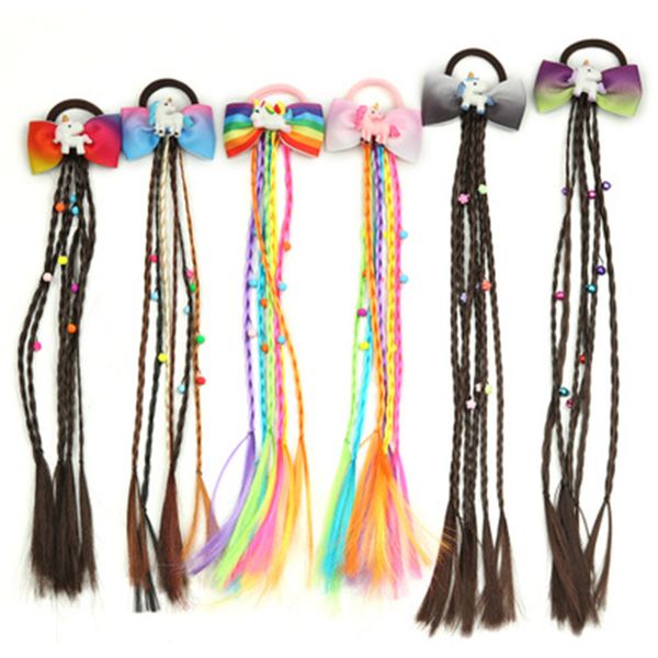 1pc girls unicorn elastic hair band twist wig headband bohemian braided hair ties for kid elastic rubber band hair accessories, Slivery;white
1pc girls unicorn elastic hair band twist wig headband bohemian braided hair ties for kid elastic rubber band hair accessories, Slivery;white