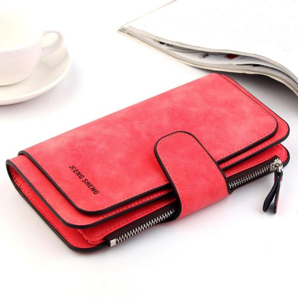 leather women wallets coin pocket hasp card holder money bags casual long ladies clutch phone wallet feminina purse, Red;black
leather women wallets coin pocket hasp card holder money bags casual long ladies clutch phone wallet feminina purse, Red;black