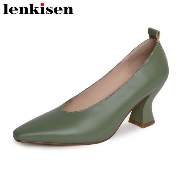 lenkisen 2020 summer full grain leather small square toe high heels women shoes beauty lady daily wear mature pumps l85, Black
lenkisen 2020 summer full grain leather small square toe high heels women shoes beauty lady daily wear mature pumps l85, Black