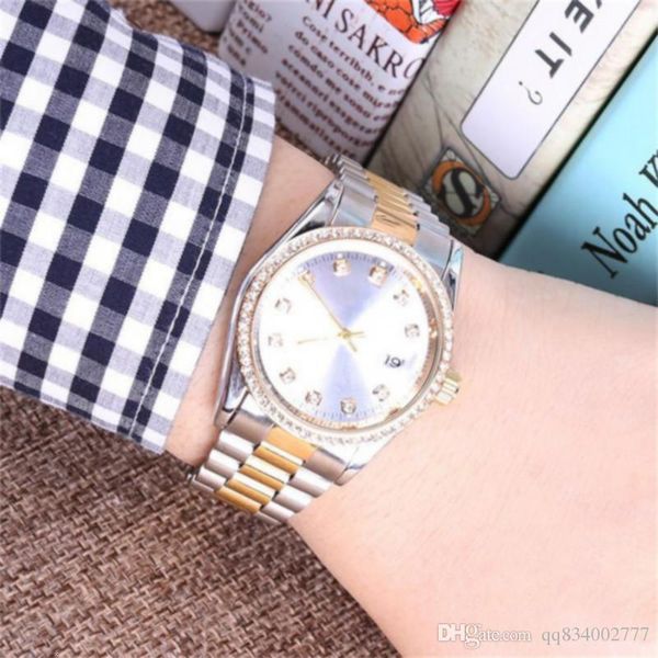 montre homme casual brand luxury mens designer mechanical watches tag movement automatic daydate diamond watch men wristwatches clock, Slivery;brown
montre homme casual brand luxury mens designer mechanical watches tag movement automatic daydate diamond watch men wristwatches clock, Slivery;brown