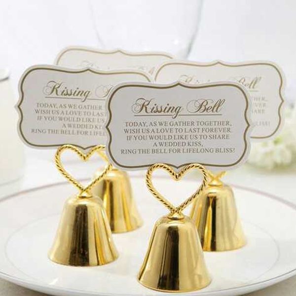 beautiful gold and silver kissing bell" bell place card holder/p holder wedding table decoration favors
beautiful gold and silver kissing bell" bell place card holder/p holder wedding table decoration favors