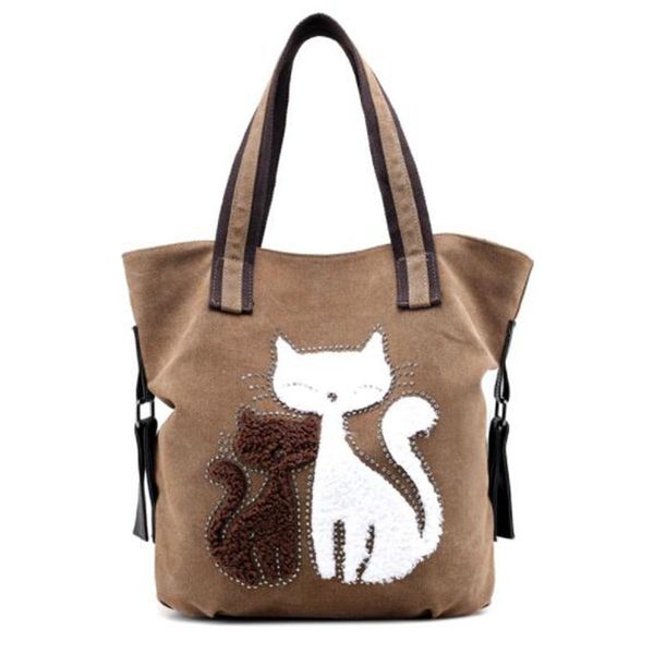 new 2020 woman canvas bags women casual shoulder bag female handbag bags bolso ladies cat big shopping bag
new 2020 woman canvas bags women casual shoulder bag female handbag bags bolso ladies cat big shopping bag