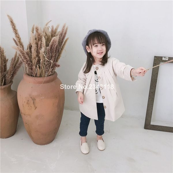 autumn cute baby girls round collar cotton fashion long coats kids solid color single-breasted long wind jacket children clothes, Blue;gray
autumn cute baby girls round collar cotton fashion long coats kids solid color single-breasted long wind jacket children clothes, Blue;gray