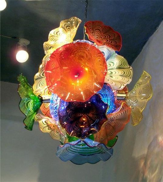 new fashion flower chandelier light style murano glass plates pendant lamps multi-color led blown glass chandelier lighting
new fashion flower chandelier light style murano glass plates pendant lamps multi-color led blown glass chandelier lighting