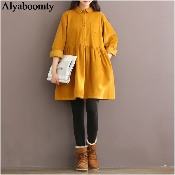 mori girl autumn winter women mini dress peter pan collar casual loose corduroy dress elegant cute kawaii sweet all-match dress, Black;pink
mori girl autumn winter women mini dress peter pan collar casual loose corduroy dress elegant cute kawaii sweet all-match dress, Black;pink
