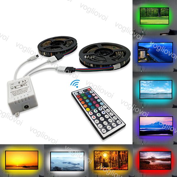 led strip dc5v usb 5050 rgb for tv background lighting non waterproof 30leds/m with 24/ 44key controller 1m/2m/5m set epacket
led strip dc5v usb 5050 rgb for tv background lighting non waterproof 30leds/m with 24/ 44key controller 1m/2m/5m set epacket