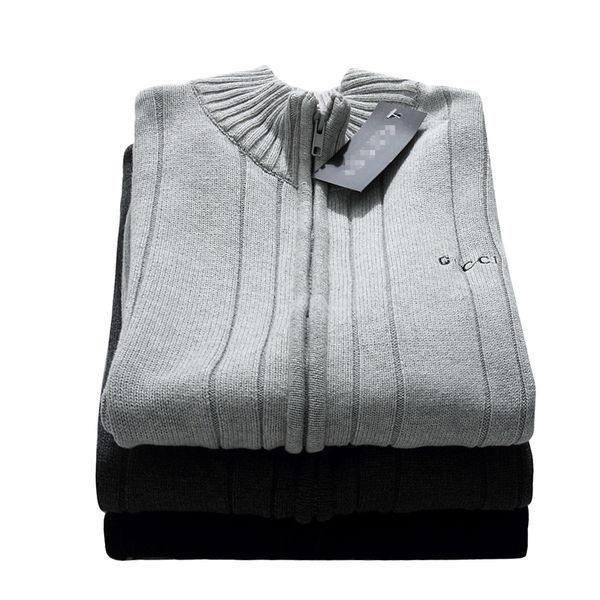 men's designer winter warm slim sweater knit cardigan men's soft wool knitted zipper closure neck jacket cardigan pullover sweater, White;black
men's designer winter warm slim sweater knit cardigan men's soft wool knitted zipper closure neck jacket cardigan pullover sweater, White;black