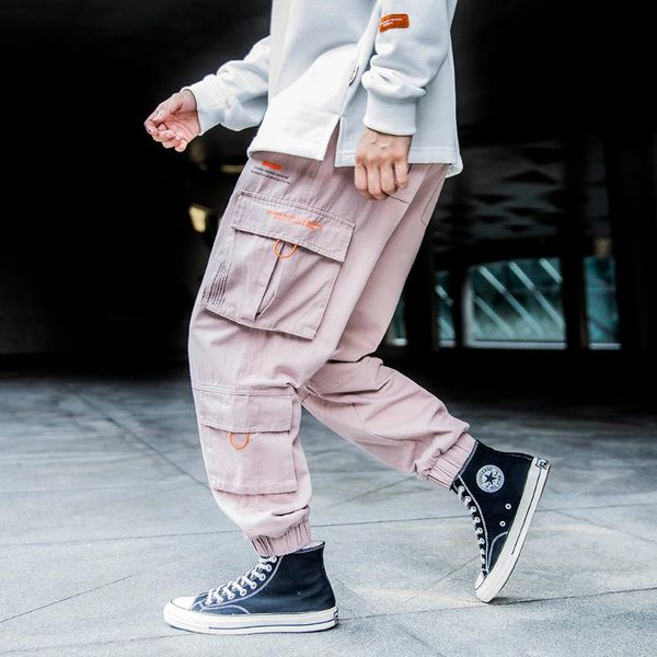 cargo pants men pockets streetwear patchwork pink hip hop streetwear pants casual loose men's sports college, Black
cargo pants men pockets streetwear patchwork pink hip hop streetwear pants casual loose men's sports college, Black