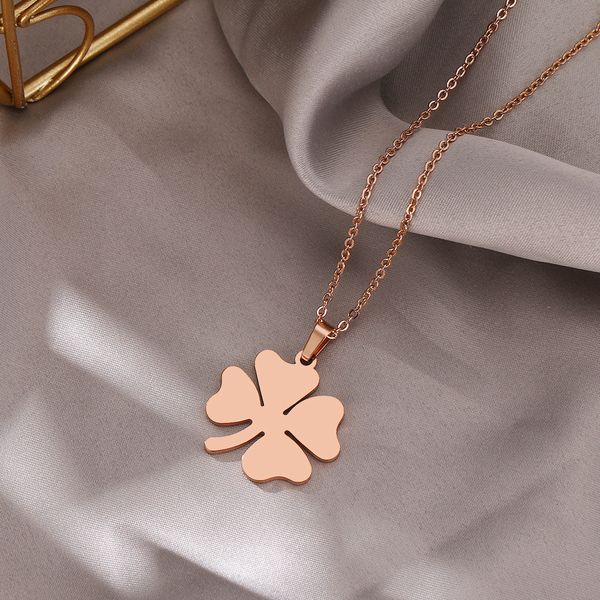 jewelry gift genuine 316l stainless steel clover necklace rose gold colors bijoux collier elegant women jewelry party gifts wholesale, Silver
jewelry gift genuine 316l stainless steel clover necklace rose gold colors bijoux collier elegant women jewelry party gifts wholesale, Silver