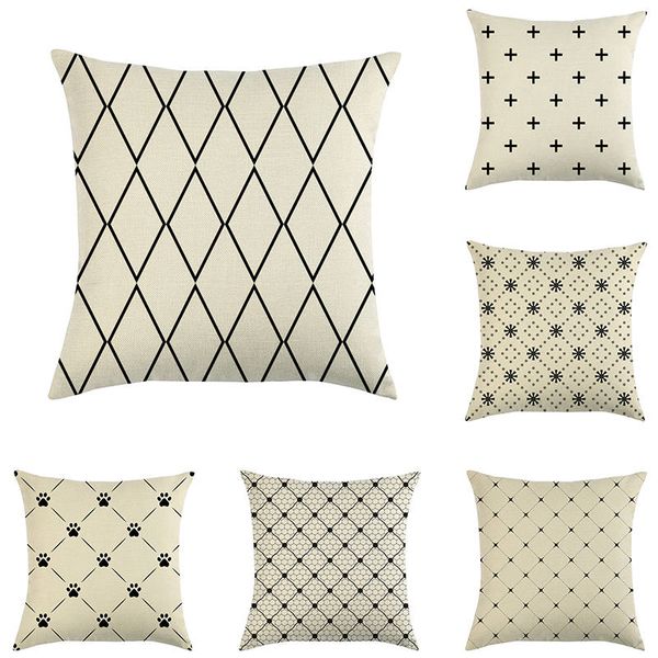 45cm*45cm simple black line geometry linen/cotton throw pillow covers couch cushion cover home decorative pillow
45cm*45cm simple black line geometry linen/cotton throw pillow covers couch cushion cover home decorative pillow