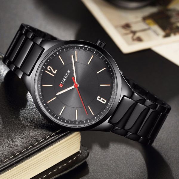 relogio masculino curren men's black sport quartz man watch mens watches male clock stainless steel watch wrist man, Slivery;brown
relogio masculino curren men's black sport quartz man watch mens watches male clock stainless steel watch wrist man, Slivery;brown