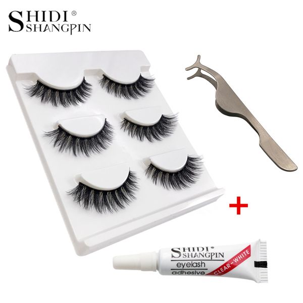 shidishangpin 1 box 3d mink eyelashes 1 piece tweezers eyelash kit handmade 3 pairs mink lashes lashes glue makeup tools kit
shidishangpin 1 box 3d mink eyelashes 1 piece tweezers eyelash kit handmade 3 pairs mink lashes lashes glue makeup tools kit