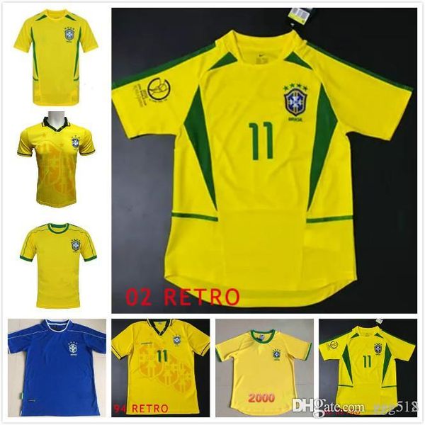 1994 1998 2000 2002 classic brazil retro soccer jerseys ronaldo rivaldo ronaldinho football shirt r.carlos bebeto romario camisa de futebol, Black;yellow
1994 1998 2000 2002 classic brazil retro soccer jerseys ronaldo rivaldo ronaldinho football shirt r.carlos bebeto romario camisa de futebol, Black;yellow