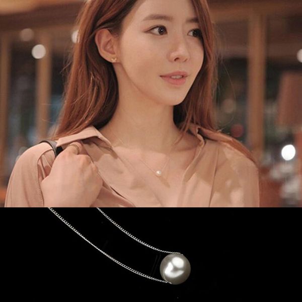 style simple single pearl pendant clavicle chain necklace silver plated short chain neck necklace italina fashion jewelry
style simple single pearl pendant clavicle chain necklace silver plated short chain neck necklace italina fashion jewelry