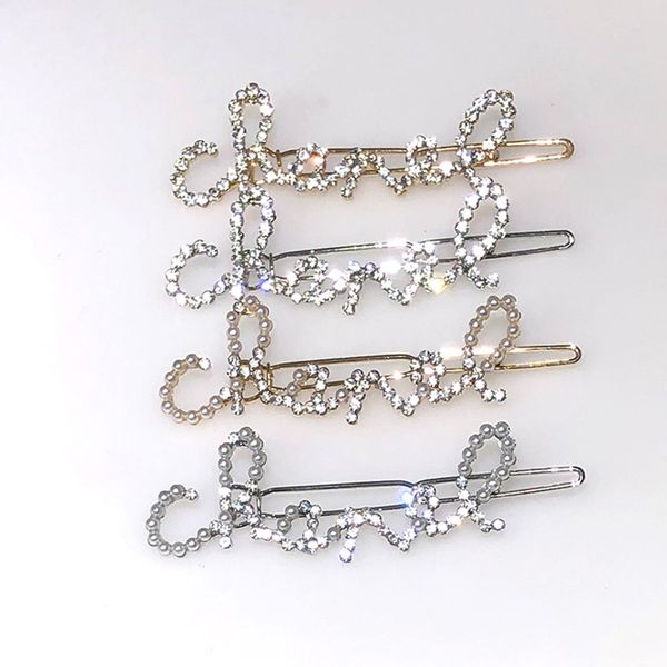 Women pearl rhine tone letter hair clip bling bling letter barrette fa hion hair acce orie for gift party epacket hipping
Women pearl rhine tone letter hair clip bling bling letter barrette fa hion hair acce orie for gift party epacket hipping