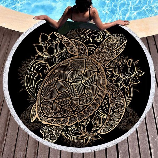 towel round printed beach microfiber plus tassel bath soft golden sea turtle large towels sofa cushion
towel round printed beach microfiber plus tassel bath soft golden sea turtle large towels sofa cushion
