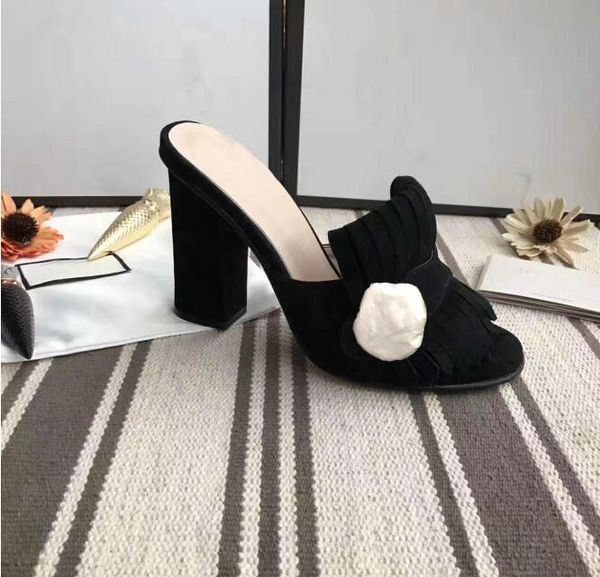 8 летом сандалии высокие каблуки металлические пряжки кожи сексуальные 10см толстые тапочки 34-42, Black
8 летом сандалии высокие каблуки металлические пряжки кожи сексуальные 10см толстые тапочки 34-42, Black