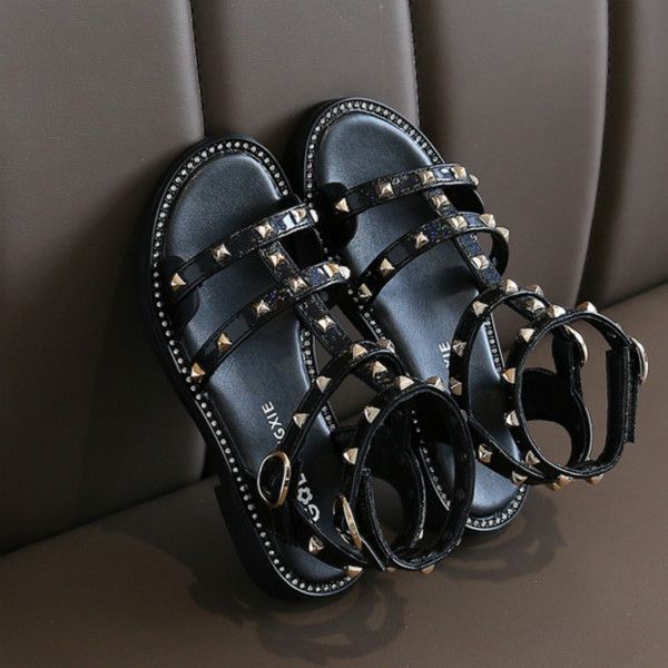 2020 girls summer sandals girls roman rivet sandals soft bottom baby shoes children's beach shoes kids fashion princess shoes, Black;red
2020 girls summer sandals girls roman rivet sandals soft bottom baby shoes children's beach shoes kids fashion princess shoes, Black;red