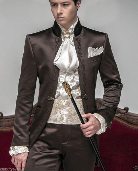 embroidery groom tuxedos mandarin lapel groomsmen mens wedding dress man jacket blazer prom dinner 2 piece suit(jacket+pants+tie+girdle) a55, Black;gray
embroidery groom tuxedos mandarin lapel groomsmen mens wedding dress man jacket blazer prom dinner 2 piece suit(jacket+pants+tie+girdle) a55, Black;gray