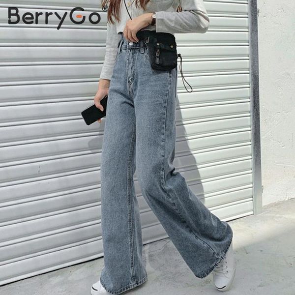 berrygo women loose high waist jeans spring solid denim jeans pants button summer retro ladies chic zipper up blue denim pants, Black;white
berrygo women loose high waist jeans spring solid denim jeans pants button summer retro ladies chic zipper up blue denim pants, Black;white