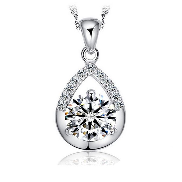 cubic zirconia water drop pendant necklaces for women korea trendy jewelry fashion accessories classic gift crystals from swarovski 64, Silver
cubic zirconia water drop pendant necklaces for women korea trendy jewelry fashion accessories classic gift crystals from swarovski 64, Silver