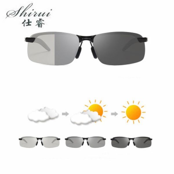 pchromic sunglasses men polarized driving chameleon glasses male change color sunglasses day night vision driving eyewear, White;black
pchromic sunglasses men polarized driving chameleon glasses male change color sunglasses day night vision driving eyewear, White;black